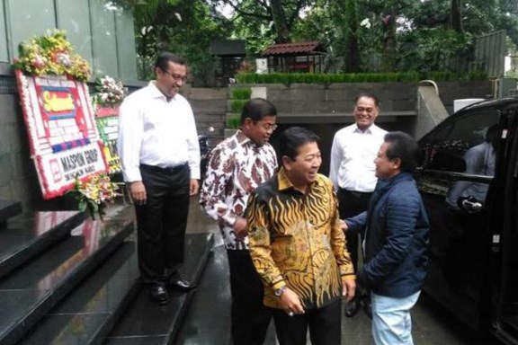 Penerimaan Ketua Umum PKB di Rumah Ketum Golkar Setya Novanto