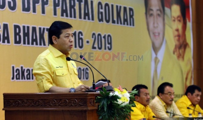 Pengumuman Setnov Untuk Susunan Pengurus DPP Partai Golkar