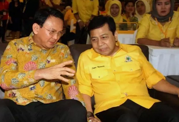 Peresmian Surat Dukungan Golkar Terhadap Ahok Ke DPP