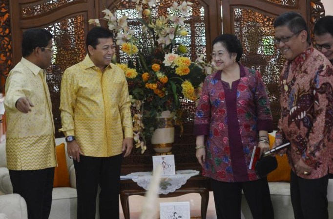 Pertemuan PDIP dan Golkar di Rumah Megawati