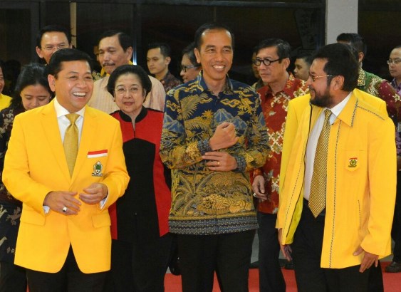 Rapimnas Golkar, Jokowi Buka Tutup Acara