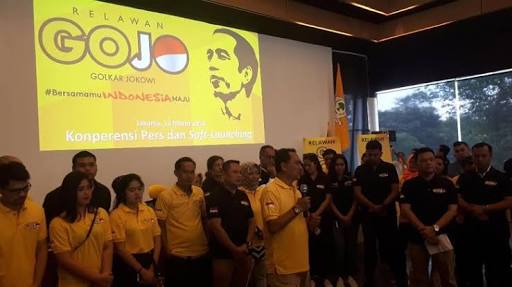 Gerakan Golkar Jokowi Siap Satukan Suara Menangkan Pilpres 2019